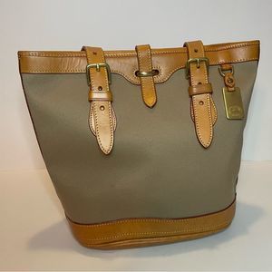 Dooney & Bourke Vintage Florentine Canvas Bucket Bag